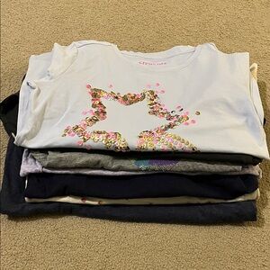 Girls' long sleeve T-Shirts Bundle of 10